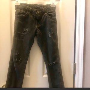 🦄3/$20Boys DKNY distressed black jeans